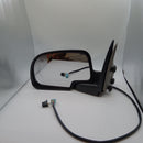 Driver side heated side mirror with turn signal arrow