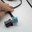 Driver side heated side mirror with turn signal arrow