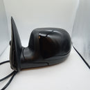 Driver side heated side mirror with turn signal arrow