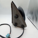 Driver side heated side mirror with turn signal arrow