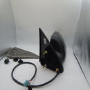 Driver side heated side mirror with turn signal arrow