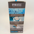 HoMedics Bubble Mate Foot Spa, Toe Touch Controlled Foot Bath with Invigorating Bubbles and Splash Proof, Raised Massage nodes and Removable Pumice Stone