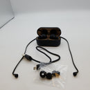 Jabees Firefly Vintage Bluetooth 5.2 Wireless Gaming Earbuds and Charging Case - Noise Cancelling Earbuds with Microphone - 8 Hr Playtime, 80 ms Low Latency, Qualcomm aptX Audio, ENC, 4 Mics (Black)  1081