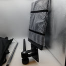 Projector Tripod Stand - Laptop Tripod Adjustable Height 23 to 63 Inch DJ Mixer Stand Up Desk The Outdoor Computer Desk Stand Portable with Gooseneck Phone Holderï¼ŒApply to Stage or Studio. 1085