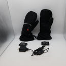 Heated Ski Gloves Mens Women Kids Mittens Electric Rechargeable Battery Gloves for Winter Skiing Skating Snow Camping Hiking Heated Arthritis Hand Warmer Gloves