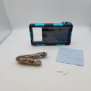 Professional [15m/50ft] Snorkeling Underwater phone case Swimming Diving Case Photo Video Waterproof Protective Housing for Galaxy and iPhone Series Smartphones with Lanyard (Black-Blue)  1085