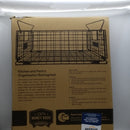 Stackable Wire Baskets for Pantry Organization and Storage - Set of 2 XXL Foldable Pantry Organizer Bins for Kitchen Organization - Metal Pantry Baskets for Food Storage, Snacks, & Fruit Basket