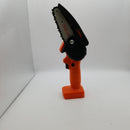 20V Cordless Mini Chainsaw, JUEMEL 4-Inch Portable Handheld Chain Saw with 1 Rechargeble Battery for Wood Cutting, Tree Branches Shears Pruning, Courtyard, Household and Garden