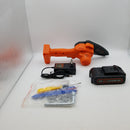 20V Cordless Mini Chainsaw, JUEMEL 4-Inch Portable Handheld Chain Saw with 1 Rechargeble Battery for Wood Cutting, Tree Branches Shears Pruning, Courtyard, Household and Garden