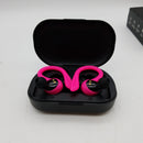 APEKX Bluetooth Headphones True Wireless Earbuds with Charging Case IPX7 Waterproof Stereo Sound Earphones Built-in Mic in-Ear Headsets Deep Bass for Sport Running Pink