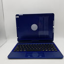 iPad Keyboard Case with Smart Trackpad for 10.2 inch iPad 2021 9th/2020 8th/2019 7th Gen, 10 Color Backlight-360Â° Protective Slim Cover, Bluetooth Rechargeable Keyboard for New iPad 10.2, Dark Blue