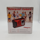 Waterproof Digital Camera,1080P 21MP HD Digital Camera with 2.8" LCD Screen,Rechargeable Point and Shoot Camera,Compact Portable Digital Camera for Kids Students,Teens,Beginner with 8X Digital Zoom