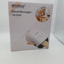 CINCOM Rechargeable Hand Massager with Heat for Women, Cordless Electric Massager for Hands, Air Compression Kneading Massage with Heat for Arthritis, Wrist, Pain Relief Finger Numbness (White)