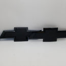 Official Authorized Genuine Grille & Tailgate Bowtie Emblem for Chevy Silverado. (Full Black)