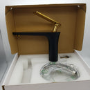 Single Hole Bathroom Faucet Matte Black, NEWRAIN Single Handle Commercial Lavatory Basin Mixer Tap Vanity Sink Faucets Deck Mount