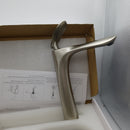 Bathroom Bowl Vessel Sink Faucet Commercial Tall Body Single Handle One Hole Deck Mount Lavatory Faucets Brass Basin Mixer Tap Brushed Nickel