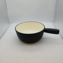 Artestia Cast Iron Cheese Fondue Pot Set, Swiss Traditional Cast Iron Fondue Set For Cheese, Meat & Chocolate (Black Matt)