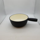 Artestia Cast Iron Cheese Fondue Pot Set, Swiss Traditional Cast Iron Fondue Set For Cheese, Meat & Chocolate (Black Matt)