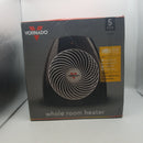 Vornado MVH Vortex Heater with 3 Heat Settings, Adjustable Thermostat, Tip-Over Protection, Auto Safety Shut-Off System, Whole Room, Black