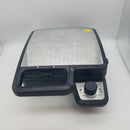 lechomes Waffle Maker with Removable Plates, 4-Slice Belgian Waffle Iron, Anti-Overflow Nonstick Grids, Browning Control, Indicator Light, Compact Design, Recipes Included, Stainless Steel