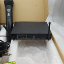 Rockville RKI65BT Dual UHF Wireless Microphones+Bluetooth Karaoke Mic Interface, Black