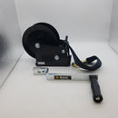 Bravex Boat Trailer Winch 2000lbs/907kg Heavy Duty Portable Hand Winch Marine Two Way Ratchet Manual Winch for Boat ATV RV Trailer
