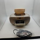 Jensen CD/Cassette/Bluetooth Boombox Color- Champagne