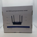 Wireless WiFi Router High Speed Gaming Router Up to AC1200Mbps with Dual Band 2.4GHz and 5GHz Ideal for Home Office & HD Video Streaming Works Great with Any Devices