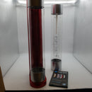 Twenty39 Qarbo - Sparkling Water Maker and Fruit Infuser - Premium Carbonation Machine with Two 1L BPA Free Bottles - Infuses Flavor while Carbonating Beverages (Metallic-Red)