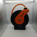 Giraffe Retractable Air Hose Reel Wall Mount with 3/8 in. x 25 FT Hybrid Hose, Pneumatic Heavy Duty Steel Reel Auto Rewind 300PSI