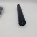 Matte Black Solid Brass Round Double Function Handheld Shower head With Holder And Stainless Steel Hose Set