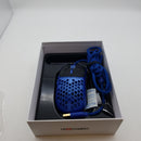 HK Gaming Mira S Ultra Lightweight Honeycomb Shell Wired RGB Gaming Mouse - Up to 12 000 cpi | 6 Buttons - 61g Only (Mira-S, Metallic Blue)