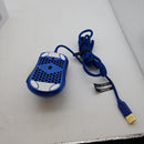 HK Gaming Mira S Ultra Lightweight Honeycomb Shell Wired RGB Gaming Mouse - Up to 12 000 cpi | 6 Buttons - 61g Only (Mira-S, Metallic Blue)