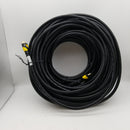 Postta HDMI Cable(100 Feet Yellow) HDMI 2.0V with Built-in Signal Booster-Support 4K,3D,1080P,Ethernet,Audio Return-1 Pack