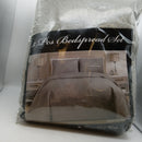 Fancy Collection 3pc King/California King Embossed Oversized Coverlet Bedspread Set Solid Silver New