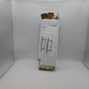 12 in. Stainless Steel Ladder Pull and Flush Sliding Barn Door Handle Set (2-Pack)