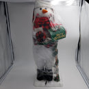 30" Animated Snowman with Lighted Mailbox Multi