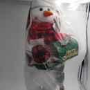 30" Animated Snowman with Lighted Mailbox Multi