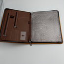Leather Portfolio Professional Padfolio for Men, Compatible with 12.9-inch iPad Pro, Legal Pad Holder, Personlized Poerfolio for Resumes, Interview, Conference