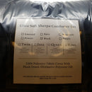 Ultra-Soft Sherpa Comforter Set Black King