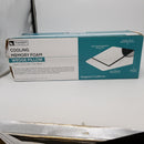 COMFORT WEDGE Pillow. Cooling Blended Memory Foam Top - Hard & Soft Firmness Support for Acid Reflux, GERD, Back Pain, Snoring. Removable Premium Bamboo Cover 24x24x12 Bed Wedge Pillow (12")