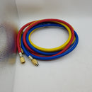 BACOENG Vacuum Pump & Manifold Gauge Set - HVAC A/C Refrigeration Kit - Diagnostic R12 R22 R134a R410A - w/Case