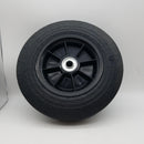 Harper Trucks WH 86 Flat-Free Solid Rubber 10-Inch by 2-Inch Ball Bearing Poly Hub Hand Truck Wheel
