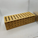 Prosumer's Choice 10 Device Bamboo Charging Station Rack with Cable Cord Organizer Box for Home and Office