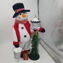 28" Animated Musical Snowman with Lamp