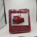 Marissa Chenille Bedspread Burgundy Queen