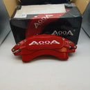 AOOA Powder Coating Aluminum Red with White Character Caliper Cover Fits 19/21 Toyota Camry SE(set of 4)