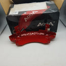 AOOA Powder Coating Aluminum Red with White Character Caliper Cover Fits 19/21 Toyota Camry SE(set of 4)