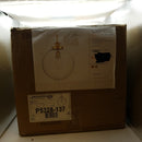 Penn 1-Light Natural Brass Large Pendant with Clear Glass