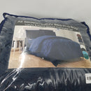 Pintuck 8-Piece comforter set Navy King